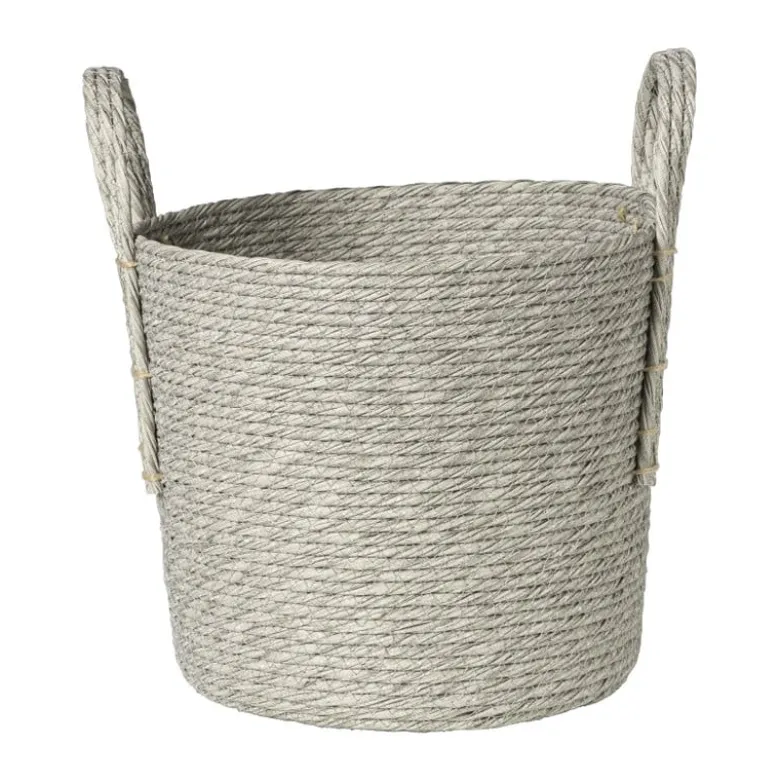 Mand Lotte - ø25x28 cm - grijs