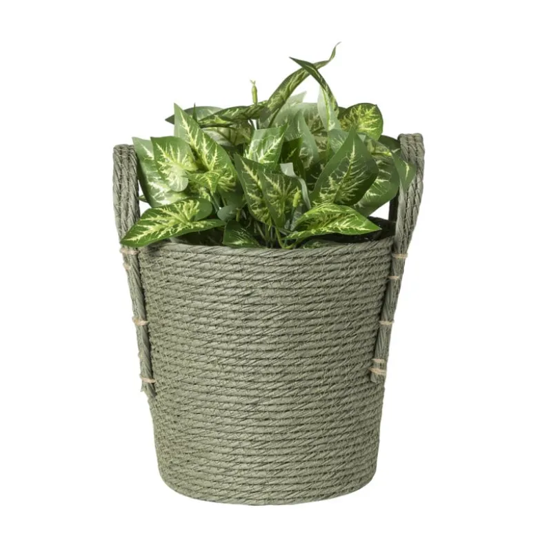 Mand Lotte - ø22x23 cm - groen