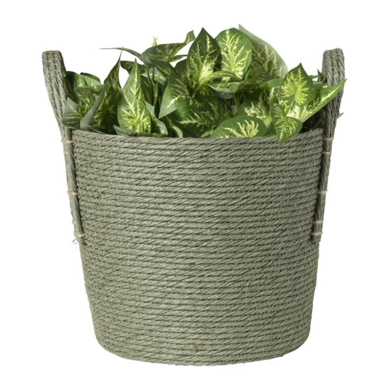 Mand Lotte - ø25x28 cm - groen