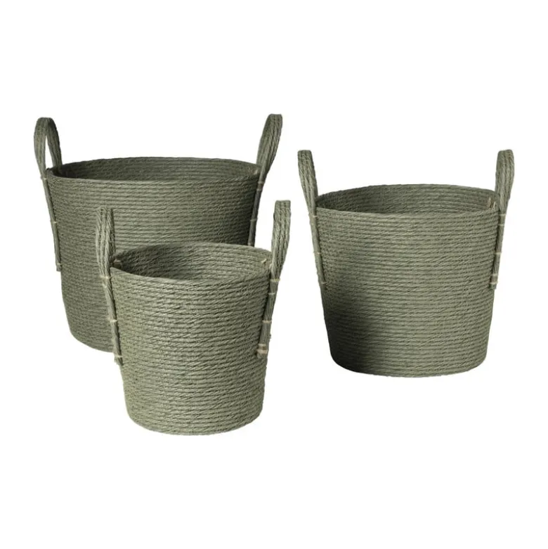 Mand Lotte - ø25x28 cm - groen
