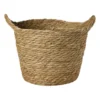 Mand rond M - bruin - ø23x27 cm