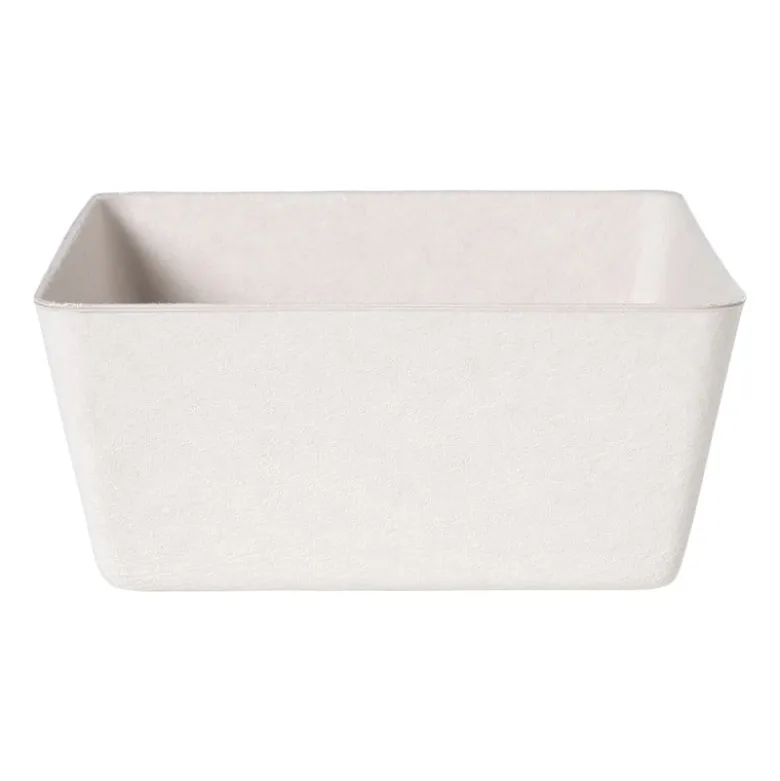 Mand vilt middel - wit - 11x25x25 cm