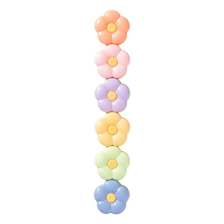 Markeerstift bloem - set van 6