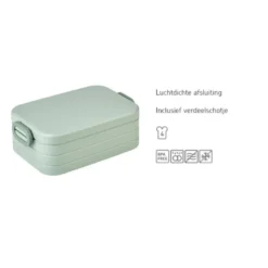 Mepal lunchbox middel - lichtgroen - 6.5x18x12 cm