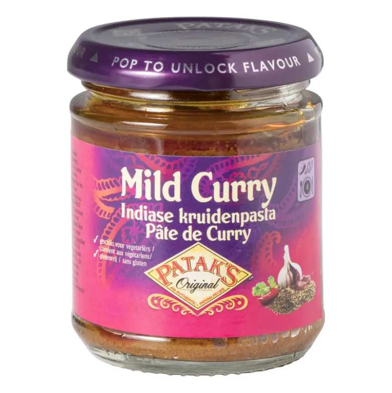 Mild curry Indiase kruidenpasta - Patak's - 165 g