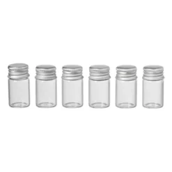 Mini glazenflesjes - 9 ml - set van 6