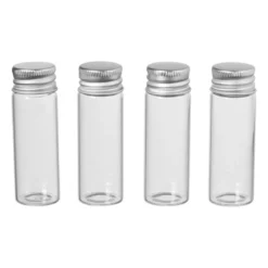 Mini glazenflesjes - 4x16 ml - set van 4