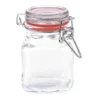 Mini-voorraadpot Klemdeksel vierkant