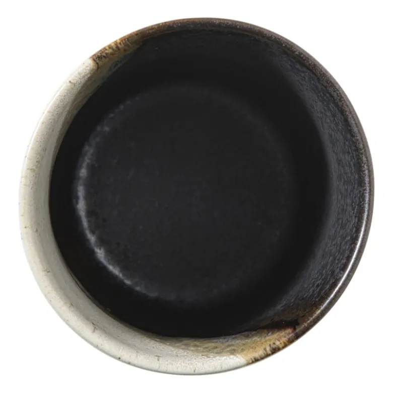 Mok cortado groot - beige/zwart - 350 ml