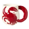 Mok krab - blauw/rood - 500 ml