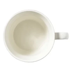 Mok Mirna blaadjes - rood/wit - 360 ml