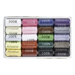Naaigaren - set van 20 - multikleur