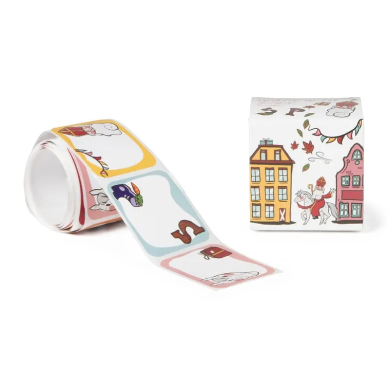 Naamstickers op rol sint