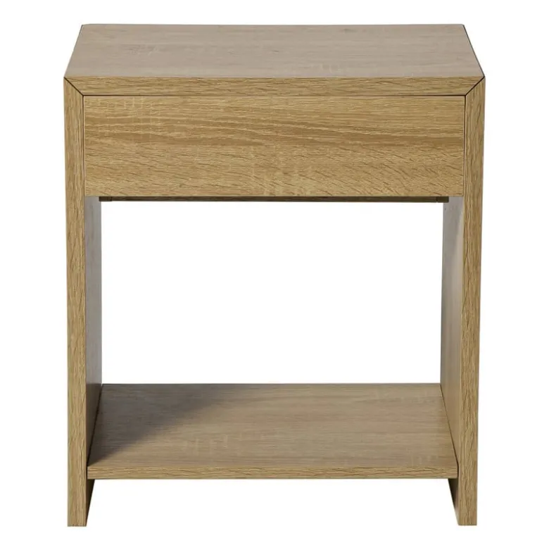 Nachtkastje Celine met lade - bruin - 45x40x35 cm
