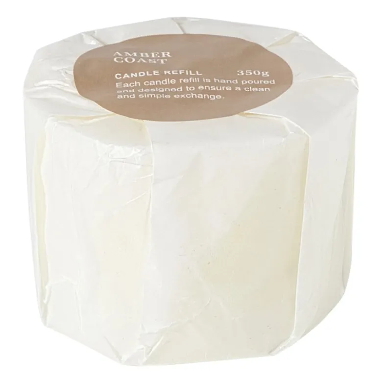 Navulling geurkaars - amber coast - 350 gram