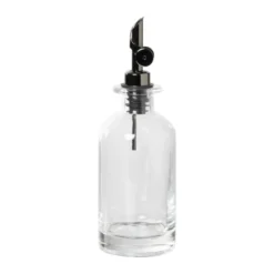 Olie- en azijnfles rond - glas - ø7x21.5 cm