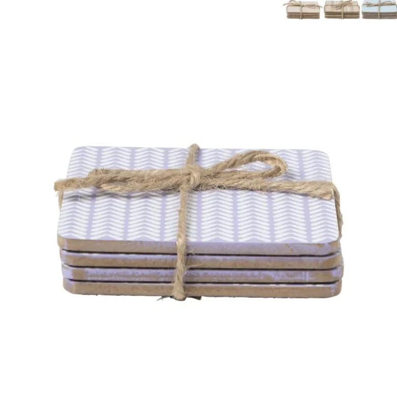 Onderzetter hout - set van 4