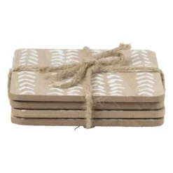 Onderzetter hout - set van 4