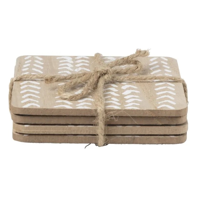Onderzetter hout - set van 4