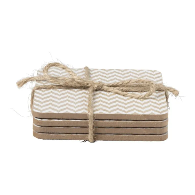 Onderzetter hout - set van 4
