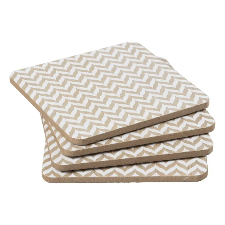 Onderzetter hout - set van 4