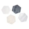Onderzetters marmer - set van 4