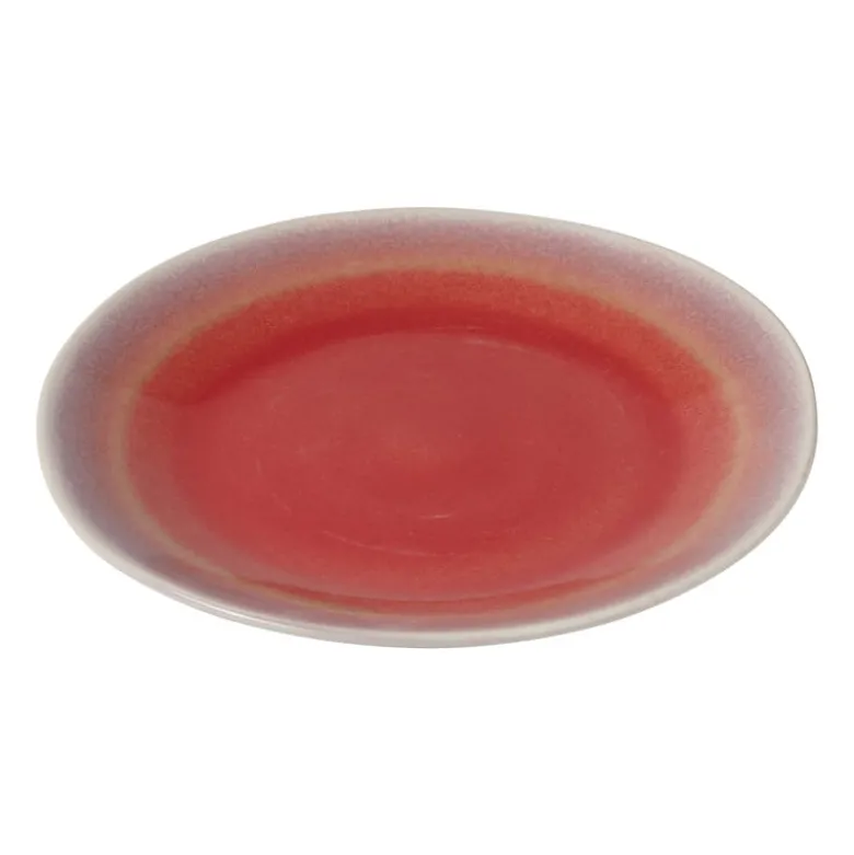 Ontbijtbord Roots - rood/paars - ø22x2.5 cm