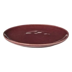 Ontbijtbord Toscane - bordeauxrood - ø20.5 cm