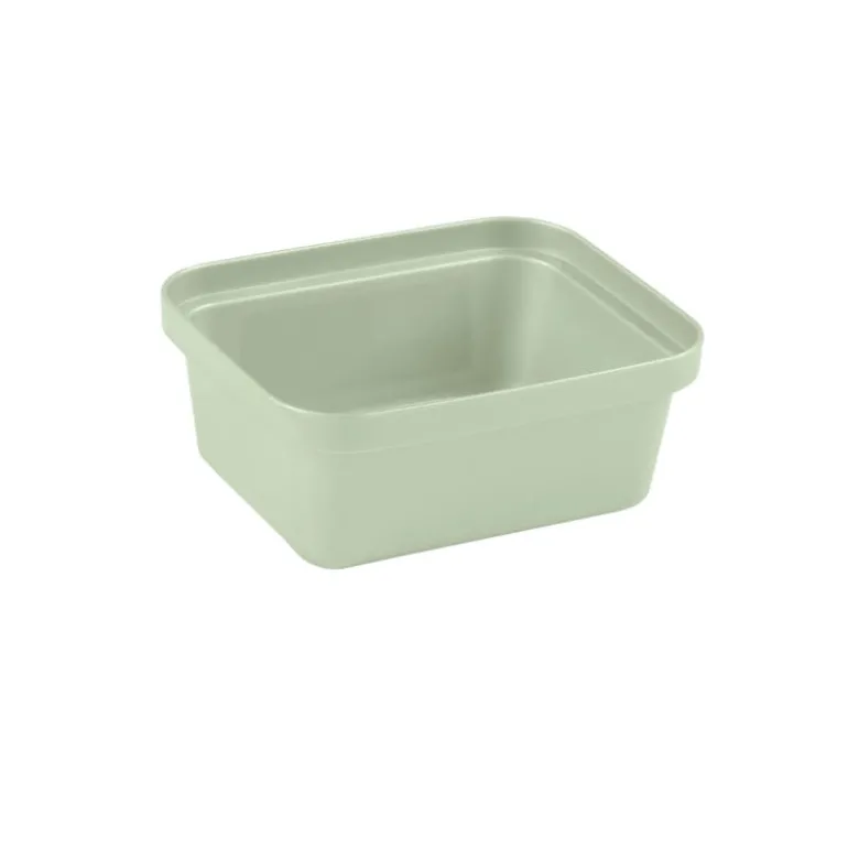 Opbergbakje klein - sage groen - 6x14.5x11.5 cm