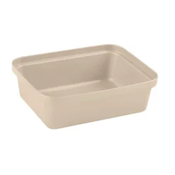 Opbergbakje middel - beige - 6x18.8x14.7 cm