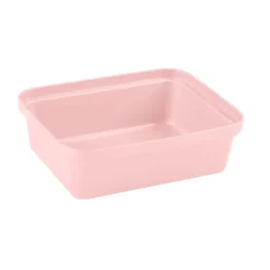 Opbergbakje middel - roze - 6x18.8x14.7 cm