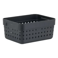 Opbergbak l - zwart - 15,8x11,8x7,3 cm