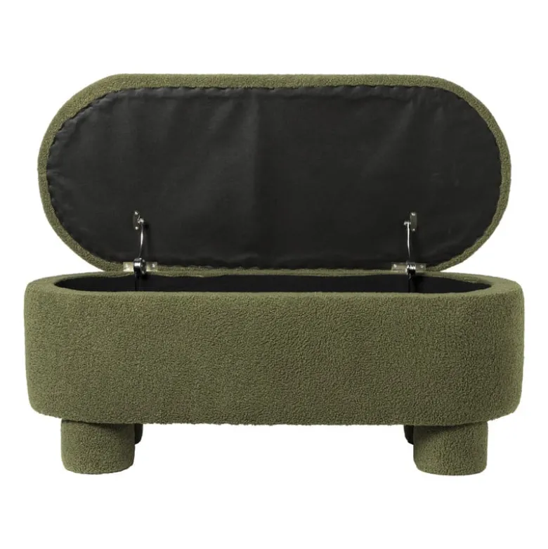 Opbergbank teddy dodo - groen - 43x100x42 cm