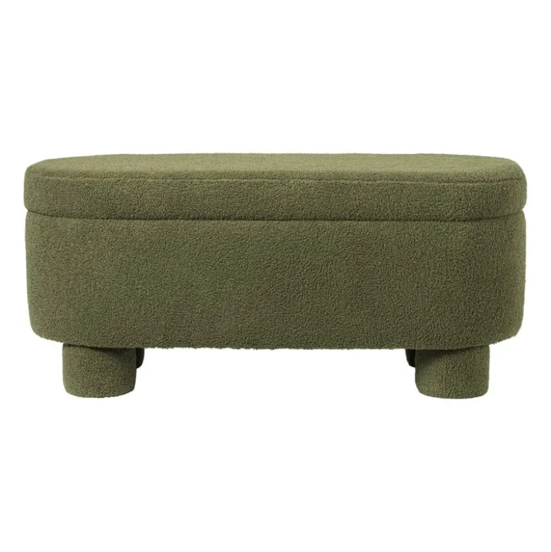 Opbergbank teddy dodo - groen - 43x100x42 cm