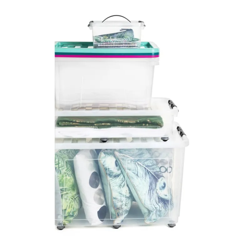 Opbergbox met wieltjes - 150 liter - 80x50x50 cm