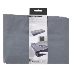 Opberghoes voor dekbed of kussens - grijs - 15x100x45 cm