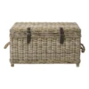 Opbergkist rotan - bruin - 45x80x55 cm