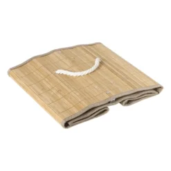 Opbergmand vierkant hoog - bamboe - 30x30x30 cm