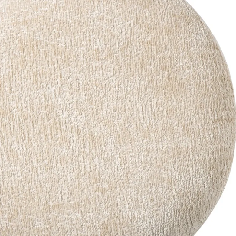 Opbergpoef bubbles - beige - ø41x41 cm