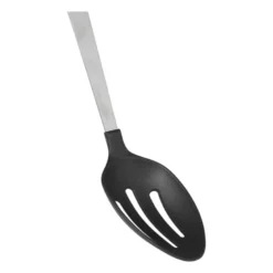 Opscheplepel met sleuf London - zilverkleurig - 32.5 cm
