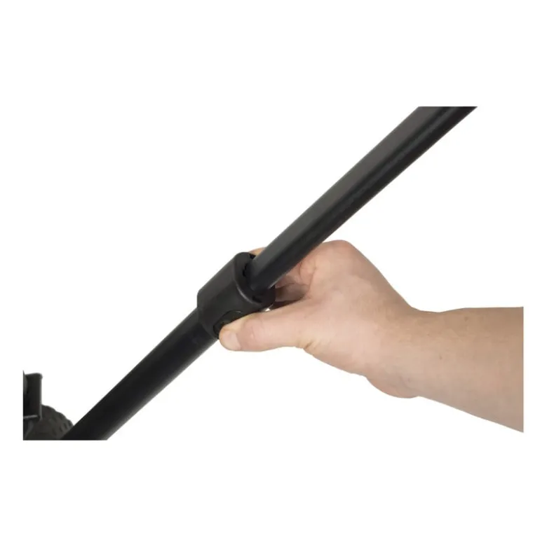 Opvouwbare bolderkar - zwart - 103x54x108 cm