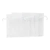 Organza zakjes - wit - 5 stuks