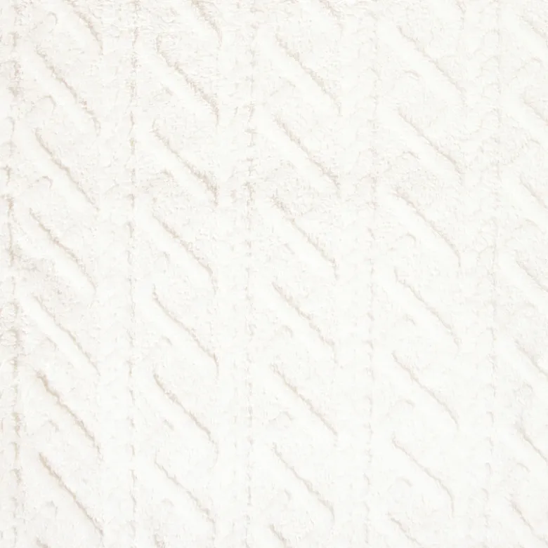 Oversized hoodie jacquard - offwhite - one size
