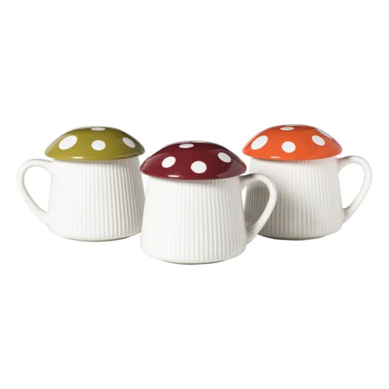 Paddenstoel mok - oranje - 350 ml