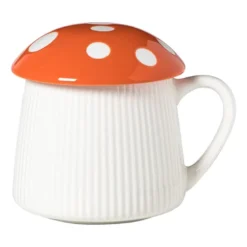 Paddenstoel mok - oranje - 350 ml