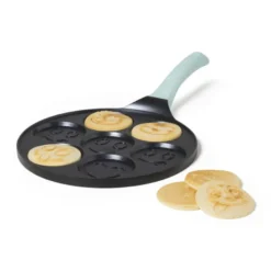 Pannenkoekenpan smileys - zwart/groen - ø26 cm