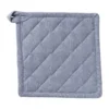 Pannenlap denim - blauw - 20x20 cm