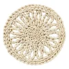 Panonderzetter bloem rond - mais - ø20 cm