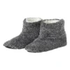 Pantoffels gemeleerd - donkergrijs - maat 37-38