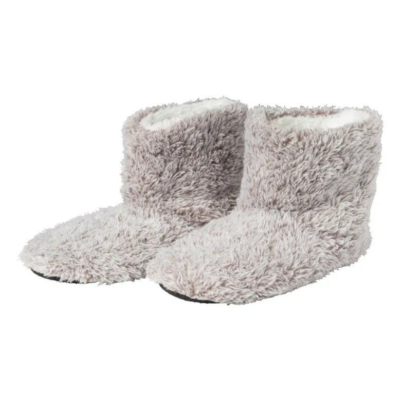 Pantoffels gemeleerd - lichtgrijs - maat 37-38